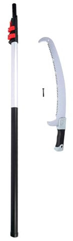 maxant Astschere mit Verlängerungsstange, 3 m, manuelle Äste, Trimmer, Baumschere, lange Reichweite für Forstwirtschaft, Rasen, Garten, Astschere