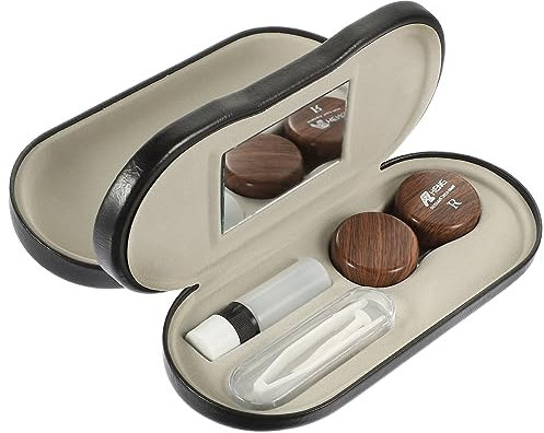 Gatuida Dual-Purpose Glasses Case Portable Lens Organizer for Travel Home and Outdoor Use Double Design