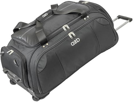 A2B Lightweight Roller Holdall with Wheels - Durable Duffle Bag | Versatile Travel Holdall, Mobile Gym, Sport, Tool, Ice Skate and Cricket Bag | Wheeled Duffel AB005 (Large 30)