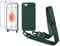 CaseLover Case Compatible with iPhone SE 2022/6/6S/7/8/SE 2020 with Lanyard, CaseLover Case with Lanyard Necklace Adjustable Soft Silicone Case with 2 Pieces Tempered Glass Shockproof Protective