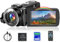 THPACIP Video Camera Camcorder, Full HD 1080P Camcorder 48MP 16X Digital Video Camera for YouTube, 3.0 Inch IPS Screen Vlogging Camera Recorder with Remote Control, 32GB Card and Battery