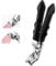 Generic Clipmaster Pro Nail Clippers, Black, Simple, Stainless Steel