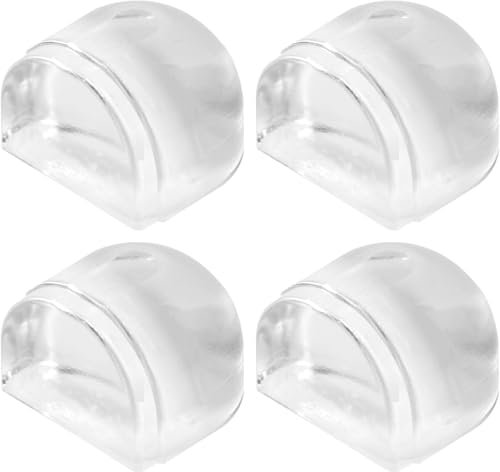 4 Stück Türpuffer selbstklebend transparent Boden Türstopper Selbstklebend Türstopper für alle Hartböden Möbelschutz