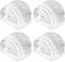 4 Stück Türstopper Boden Kleben, Türstopper Transparent Selbstklebend, Door Stopper Floor, Türstopper Kleben, Tür Stopper Selbstklebend Wandpuffer für alle Hartböden geeignet Schutz Möbeln