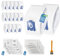 16 Pack GN Vacuum Cleaner Bags with 8 Filters Compatible with Miele Hoover Bags Classic C1, Complete C3/C2/C1,S227,S270,S400i,S600,S800,S2000,S5000,S8000,S2,S5,S8,Compact C1/C2,Series Vacuum Cleaners