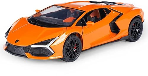 TGRCM-CZ 1/32 Lamborghini Aventador LP700-4 Modellauto, Zinklegierung, Rückziehfahrzeuge, Modellauto mit Sound und Licht, für Sammler und Kinder, ab 3 Jahren, Geburtstagsgeschenk, Orange