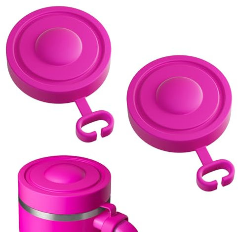 LUMOOM 2 Pièces Couvercle Stanley Cup, Anti-Fuites 40oz, Couvercle de Rechange pour Tasse Stanley, Accessoire Isotherme, Poussière, Réutilisable (Violet)