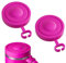 LUMOOM 2 Pièces Couvercle Stanley Cup, Anti-Fuites 40oz, Couvercle de Rechange pour Tasse Stanley, Accessoire Isotherme, Poussière, Réutilisable (Violet)
