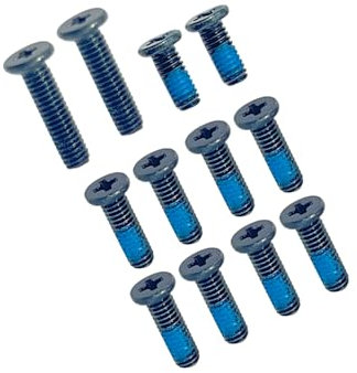 Gintai Kit Vis 12pcs pour ASUS TUF Dash F15 FX517 FX517Z FX517ZE FX517ZC Kit Vis châssis Ordinateur Portable Housse de Base Fixation pour Fond d'ordinateur vis de Remplacement pour PC Portable