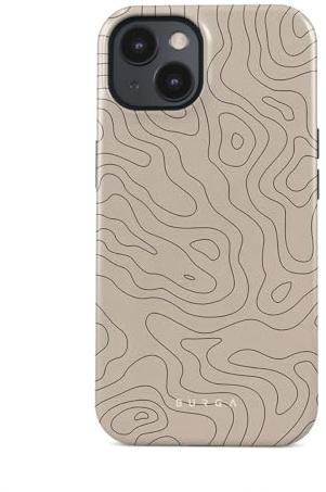 BURGA Handyhülle für iPhone 14 – Unisex Hybrid-Schutzhülle mit stoßdämpfendem TPU & kratzfester Außenschale, erhöhter Displayrand, MagSafe-kompatibel, kabelloses Laden, stylisches Design