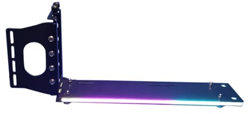 FIRSTXIU PCI-E Riser PC Graphics Cards Vertically kickstand base Vertical GPU Bracket Holder with LED 12V 4pin RGB RTX RX