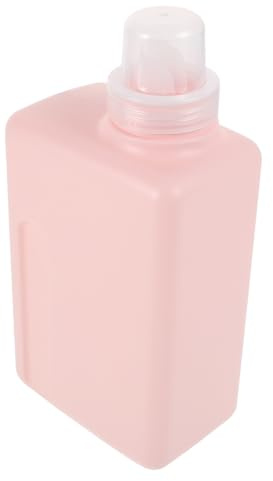 VALICLUD Wiederverwendbare Wäscheflasche 1000ml aus Hdpe Auslaufsicher Quadratisch für Flüssigwaschmittel und Reisen