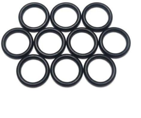 Einzelne Premium O-Ringe aus NBR70 in Carbon Black, Dichtungsringe (10 Stück, 12x3)