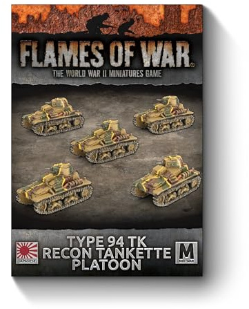 Battlefront Miniatures Flames of War Japanese Tankette Type 94 TK Recon Platoon