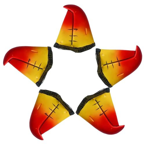 5 PCS Bird Beak Mask Mask de pico de pico realista novela en vinilo Parrot Bird con elástico con correa decorativa de Halloween para fiestas, vestuario, cosplay, juguetes