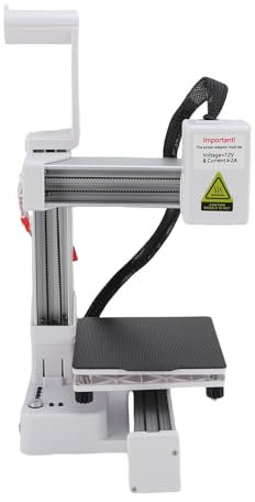 Plyisty Kleiner 3D -Drucker, Hohe Präzision 100x100x100 Mm Größe 3D -Größe Druck für die Schule (EU-Stecker)