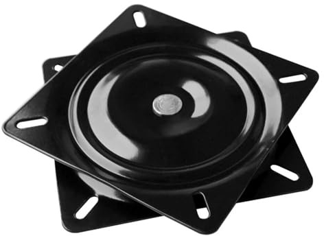 Ersatzteil für quadratischen Drehhocker Bar Stuhl Drehplatten 360 Grad Drehbare Sitz Drehbasis 5/6/7/8 Zoll Drehplatte for Drop(6inch)