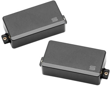 Seymour Duncan MortalCoil 3-Voice Humbucker Set - Schwarz - Aktiver High-Output E-Gitarren-Tonabnehmer