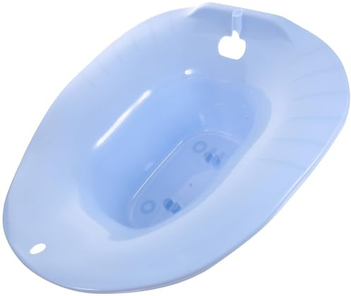 FOMIYES Sitzbadewanne Toilettensitz aus Bruch und Verformungsbeständigem Material für Männer und Frauen zur Anwendung bei Hämorrhoiden und Täglichen Reinigung