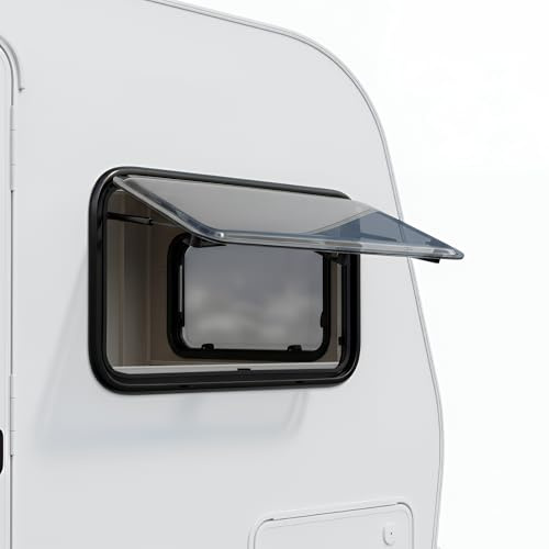 Finestra per camper 70 x 40 cm, oscurante, in lega di alluminio, per roulotte e finestre