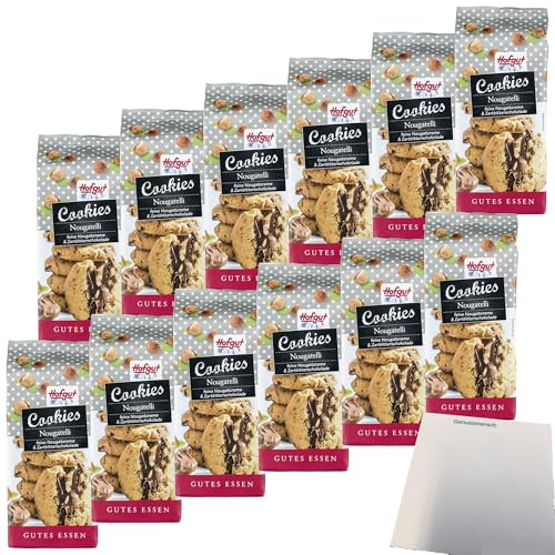 usy Bundle für Hofgut Cookies Nougatelli VPE (12x200g Packung) + usy Block
