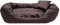 Odol-Plu Hundebett Hundekissen Hundesofa Hundekorb Katzenbett Tierbett 110 cm x 80 cm, XXL, wasserdicht (Braun)