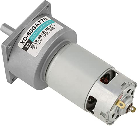 DC12V / 24V 35W Mini DC Motoréducteur à vitesse réglable en métal Grand couple moteur CW/CCW(12V 600rpm)