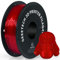 GEEETECH TPU filament 1.75mm Transparent Rot, Flexible 3D Drucker Filament 500g 1 Spool