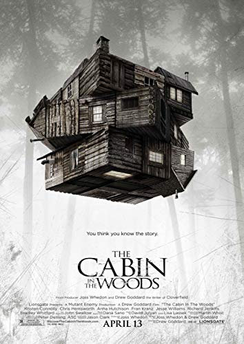 Poster affiche The Cabin In The Woods Film Horror