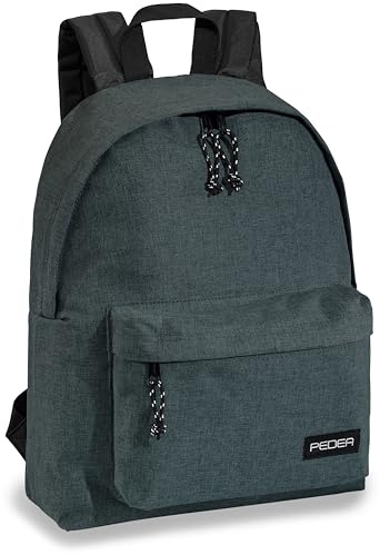 Pedea Freizeit Rucksack *Style* Unisex Business Schule Rucksack 24 L mit Notebookfach bis 13,3 Zoll (33,8cm), Grau