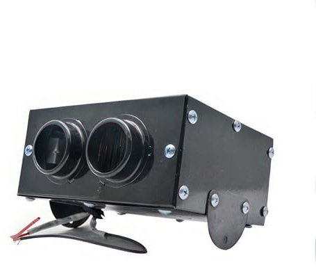 Riloer 24V 500W chauffage de voiture portable - dégivreur de désembueur de ventilateur de chauffage de pare-brise de voiture - chauffage rapide - faible bruit - purifier l'air