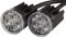 HELLA 2XD 014 564-011 LED-Blitz-Kennleuchte - BST-Round - 12/24V - blau/gelb - Einbau - Kabel: 1850mm - Anbau - Set
