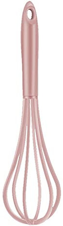 Schneebesen aus Kunststoff, 30,5 cm, zum Kochen, Backen, Handbesen, Eierschlägel zum Mischen von Schlagen (Pink)
