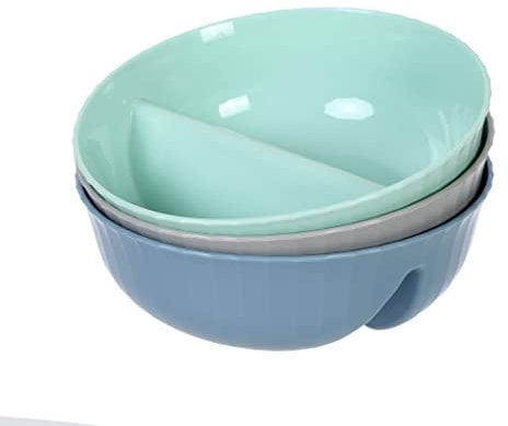 UItrccqapd Anti-soggy Cereal Bowls,BPA Free PP Material,Salad Bowl,Can Be Sub-packaged,Microwave Safe,for snacks,salads,soups,Ice Cream Topping,Yogurt Berries,Fries Ketchup(3 Pk)