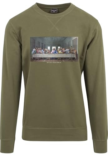 Mister Tee Herren Sweatshirt Can´t Hang with Us Crewneck Olive S
