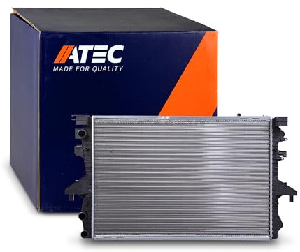 ATEC Germany 1x Motorkühler Wasserkühler für PKW mit kombiniertem | Kompatibel mit: VW MULTIVAN T5, TRANSPORTER T5 Bus, TRANSPORTER T5 Kasten, TRANSPORTER T5 Pritsche/Fahrgestell (7JD, 7JE, 7JL