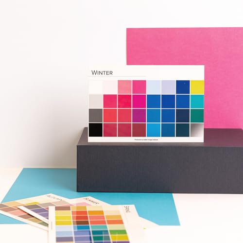 ITALIAN IMAGE INSTITUTE Palette Saisonale Postkarte Armocromia - Winter