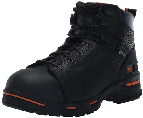 Timberland PRO Endurance - Stivali da lavoro industriali impermeabili in acciaio resistente alle forature da uomo, 15,2 cm, Nero 2024 Nuovo, 8.5