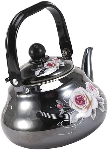 Teiera in ceramica, teiera grande, bollitore smaltato Teiera smaltata in ceramica Bollitore retrò smaltato Macchina for caffè turco Bollitore for tè a induzione Turco