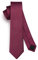 HISDERN Herren Krawatte Kastanienbraun Schmale Einfarbig Seide Krawatten für Herren Klassische Formelle Elegante Schlipse Hochzeit Party Business Krawatte 6cm