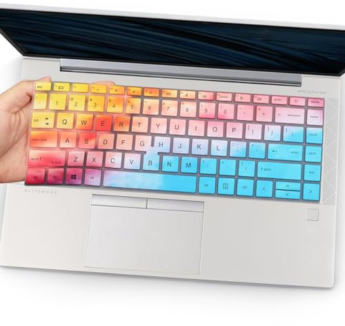 Keyboard Cover for HP EliteBook 840 G7 G8 14 Inch Notebook, HP EliteBook 845 G7 G8 14 Inch Notebook PC Model Laptop US Keyboard Cover Skin-Dazzling