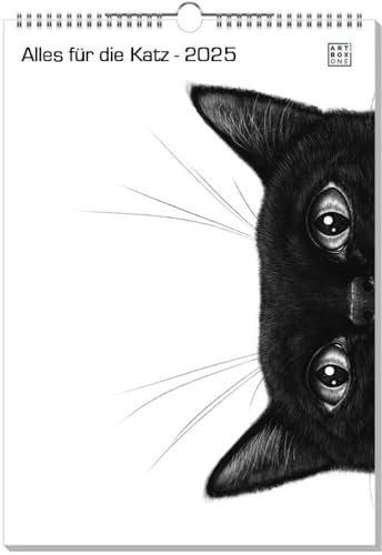 artboxONE Kalender 2026 Alles für die Katz Wandkalender A3 2026 Tiere