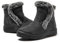 JOMIX Stivaletti Donna Invernali Stivali Bassi Pelosi Imbottiti Pelliccia Sintetica Scarpe Calde con Pelo Comodi da Neve MD9761 Grigio, 38