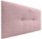 DHOME Kopfteil aus Naturwolle mit Knöpfen, gepolstertes Kopfteil für Winterluxus-Schlafzimmer (Lachsfarbene Wolle, 110x50cm (105))