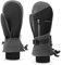 Caracaleap Skihandschuhe Herren Damen Fäustlinge Handschuhe Wasserdicht Winterhandschuhe für Skifahren Snowboard Wandern Fahrradhandschuhe Grau L-XL
