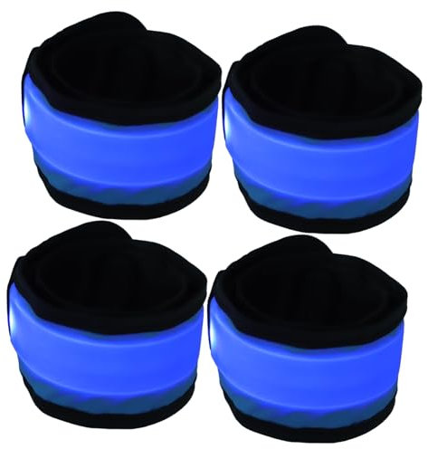 Sosoport 4stücke Pferdebeinband Mit Led-lichtstreifen Beingurt Für Reitpferd Verstellbar Für Pferdewartung Aus Hochwertigen Materialien Sicherer Schutz Beim Reiten