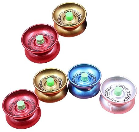 MUSISALY 6 Pièces De Ficelle Alliage Yo-yo Jouets D'extérieur pour Bébé Jouets pour Bébé Garçon Mini-yo-yo Cotillons Yoyo Yo-yo Lumineux Jouet pour Bébé Jouets De Plein Air Garçons - Jouets