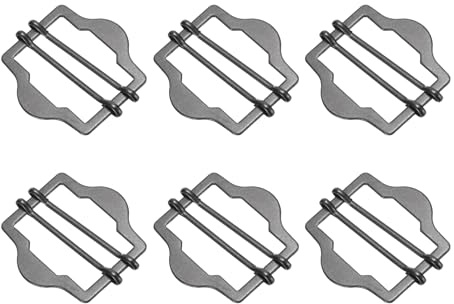 QUARKZMAN Metallversteller-Schiebeschnallen, 20mm Gurtband-Rollenstift-Clip-Schnalle Tri Glide für Weste, Anzug, Taschenersatzteil