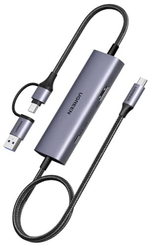 UGREEN Capture Card und PD 100W Laden, 4K30Hz Loop-Out 2K30Hz Aufnahme Video Capture Card, USB 3.0 hdmi Videoaufnahme-Karte für Switch/Steam Deck/ipad/Handy/PC