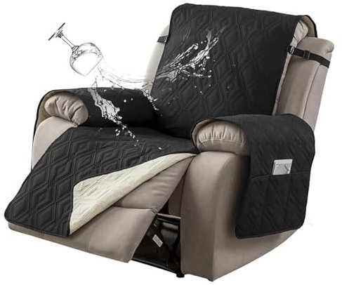 HLTQL Sesselschoner Für Relaxsessel Sofaschoner rutschfest Sessel-überwürfe Relaxsessel Sesselauflage,1 Sitzer Schutzbezug Antirutsch Husse Für Relaxsessel Komplett Elastisch Bezug,21@